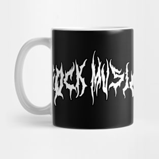 rOcK mUsIc Metal Font Mug